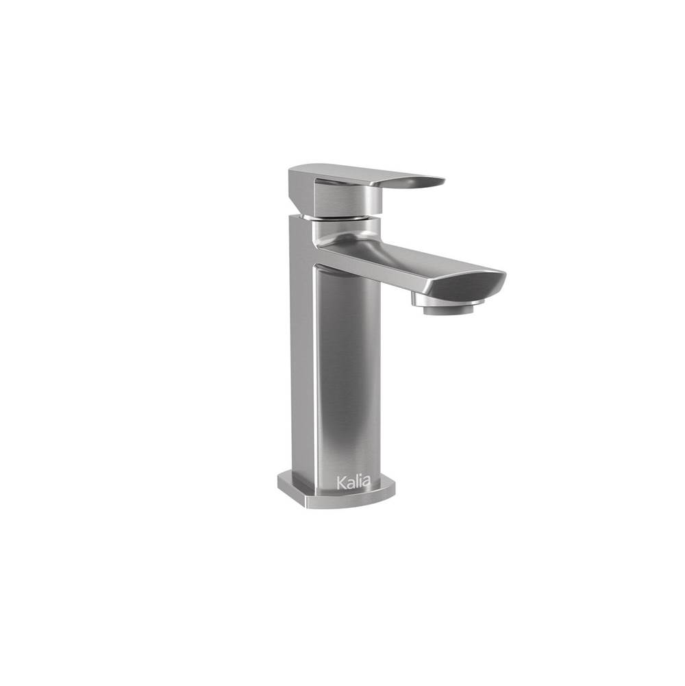 Kalia GRAFIK™ Single Hole Lavatory Faucet with Push Drain and Overflow Pure Nickel PVD