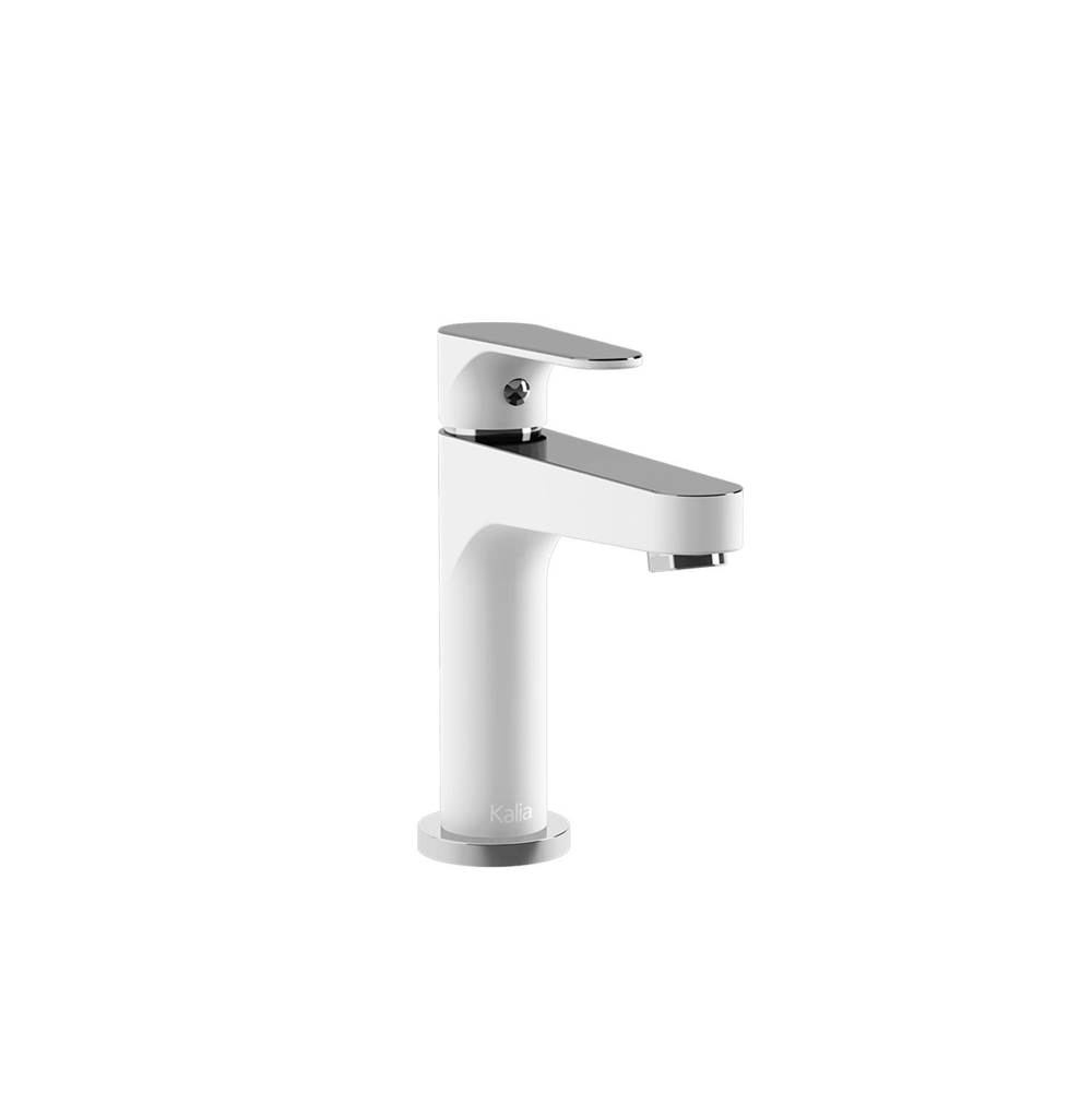 Kalia KONTOUR™ Single Hole Lavatory Faucet Without Drain Chrome/White