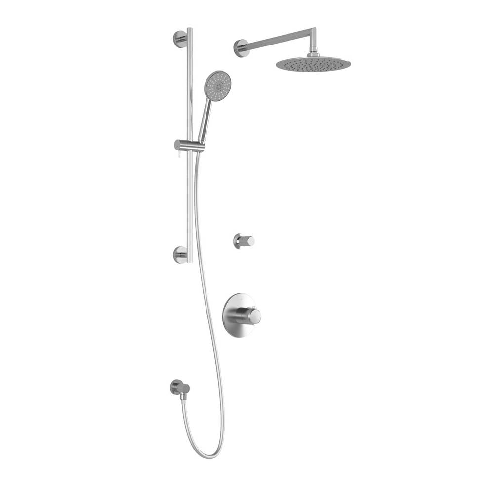 Kalia CITE™ TG2 (Valves Not Included) : Water Efficient Thermostatic Shower System with Wallarm Chrome