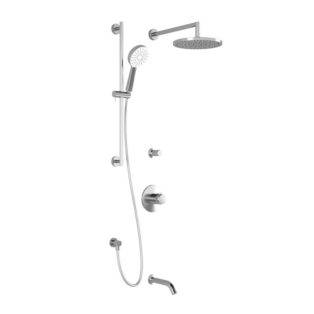 Kalia CITE™ TD3 PLUS (Valves Not Included) : Thermostatic Shower System with Wallarm Chrome