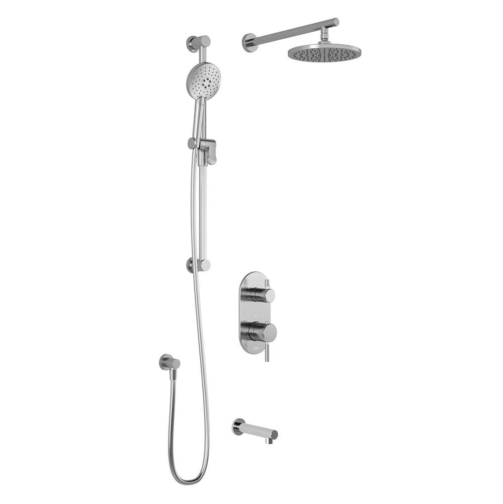 Kalia PRECISO™ TD3 AQUATONIK™ T/P with Diverter Shower System with Wallarm Chrome