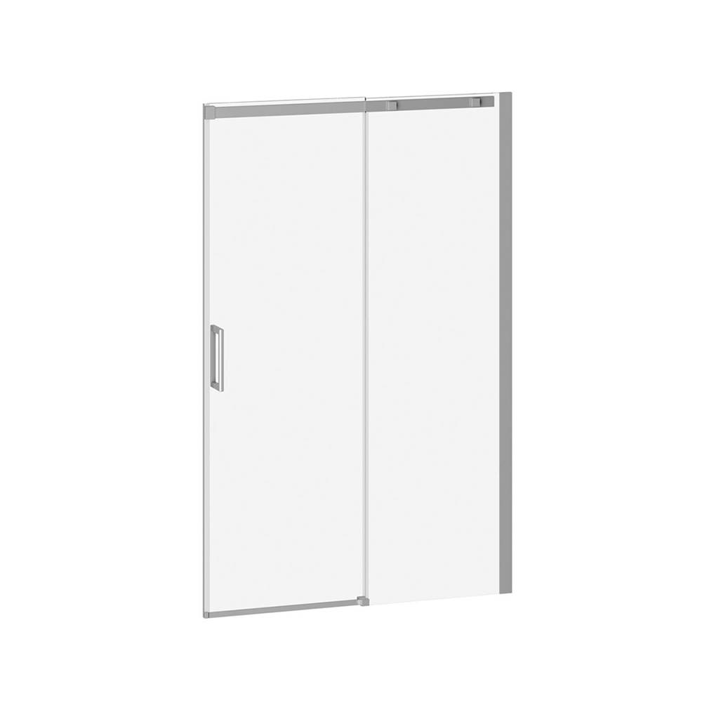 Kalia VIVIO™ Alcove Sliding Shower Door 2 Panels 48''x75'' Chrome Clear Duraclean Glass