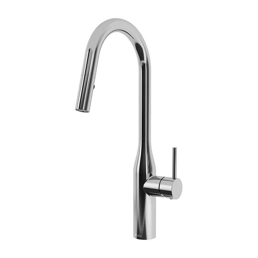 Kalia KAVIAR Single Handle Kitchen Faucet Pull-Down Dual Spray Chrome