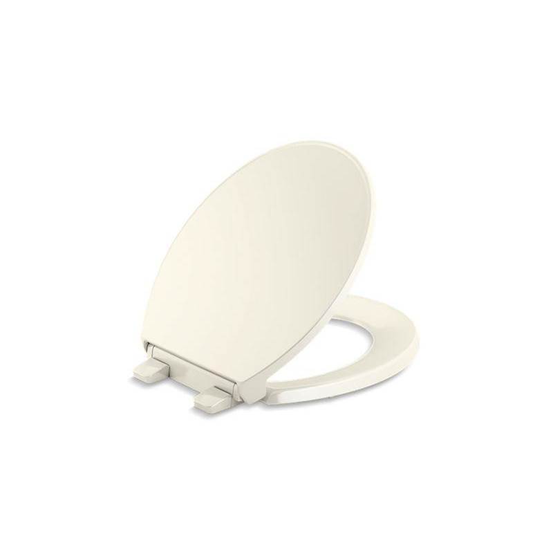 Kohler Border® ReadyLatch® Quiet-Close™ round-front toilet seat with antimicrobial agent