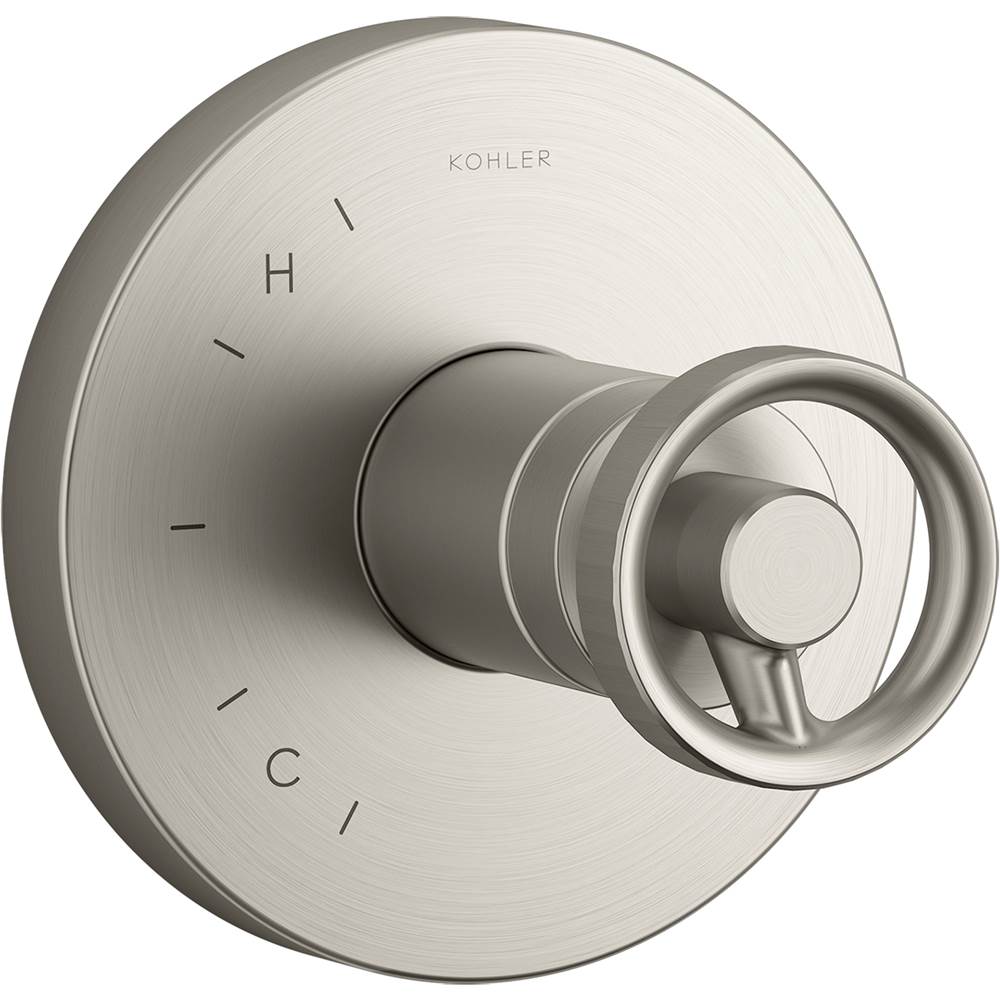 Kohler Components™ Rite-Temp® shower valve trim with Industrial handle
