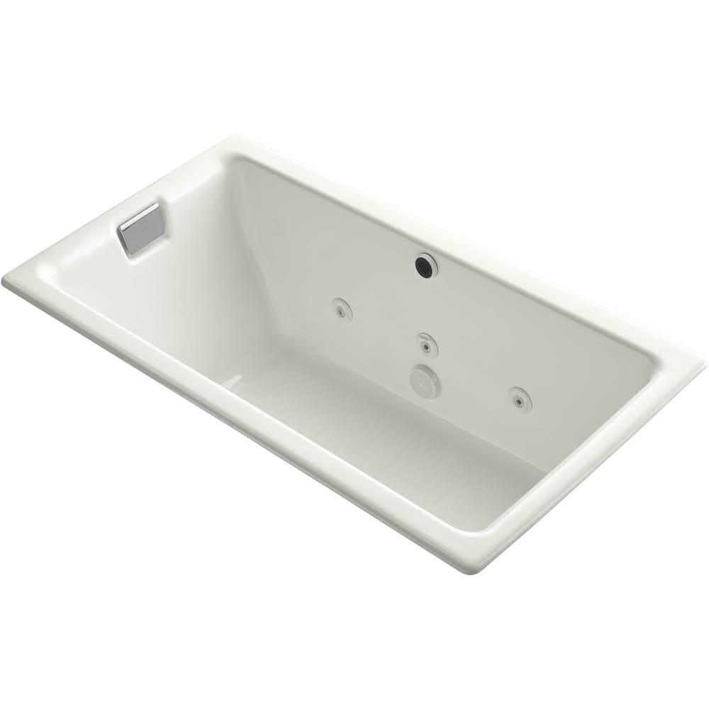 Kohler Tea-for-Two® 60'' x 32'' drop-in/undermount whirlpool bath, end drain