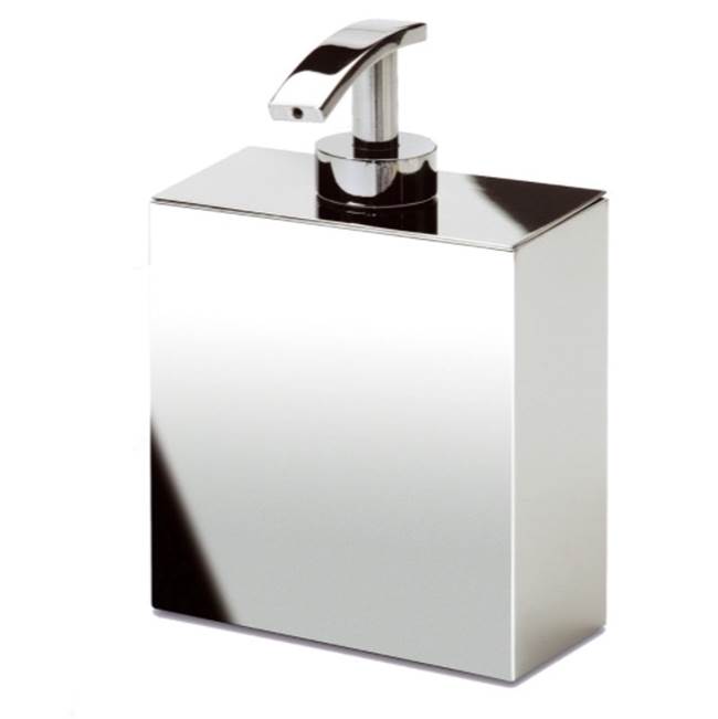 Nameeks Box Shaped Satin Nickel Wall Mounted Soap Dispenser
