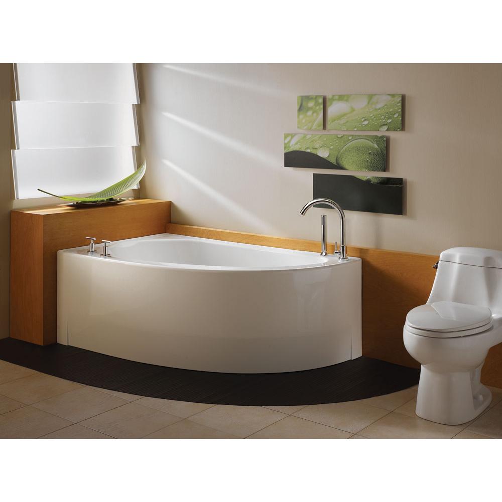 Neptune WIND bathtub 36x60 with Tiling Flange and Skirt, Right drain, Whirlpool/Mass-Air/Activ-Air, White