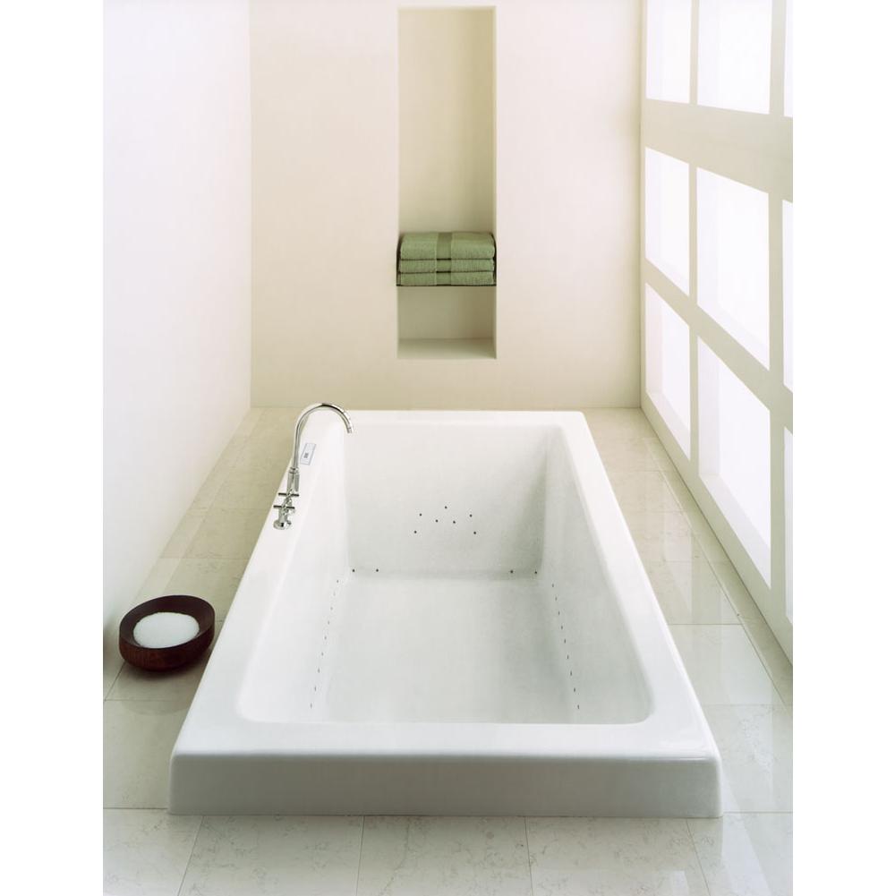 Neptune ZEN bathtub 36x72 with armrests and 2'' top lip, Whirlpool/Mass-Air/Activ-Air, Biscuit