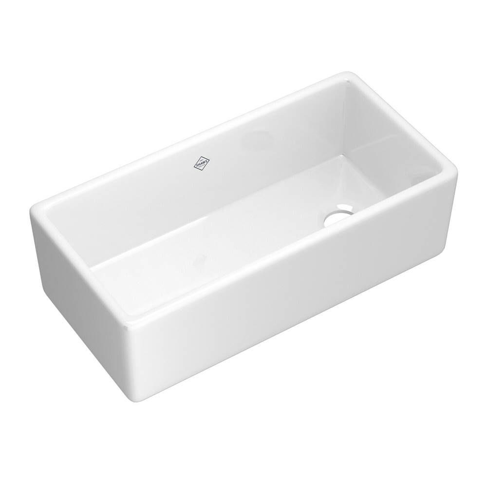 Rohl Shaker™ 36'' Single Bowl Farmhouse Apron Front Fireclay Kitchen Sink