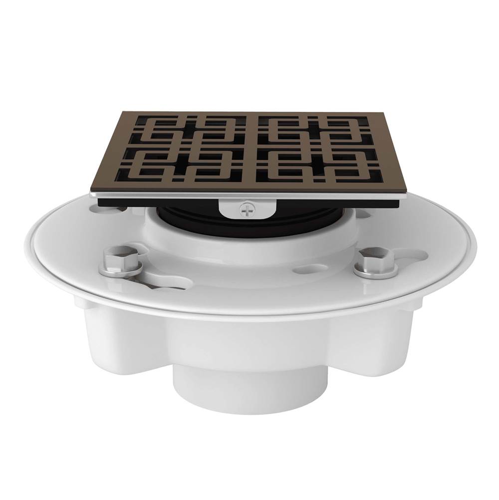 Rohl PVC 2'' X 3'' Drain Kit With 3142 Weave Decorative Cover