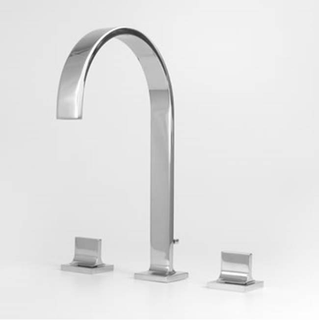 Sigma Widespread Lav Set With Handles Nuance Polished Nickel Pvd .43