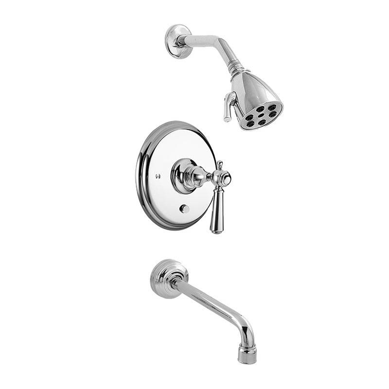 Sigma Pressure Balanced Deluxe Tub & Shower Set Trim (Includes Haf And Wall Tub Spout) Tremont Polished Brass Pvd .40