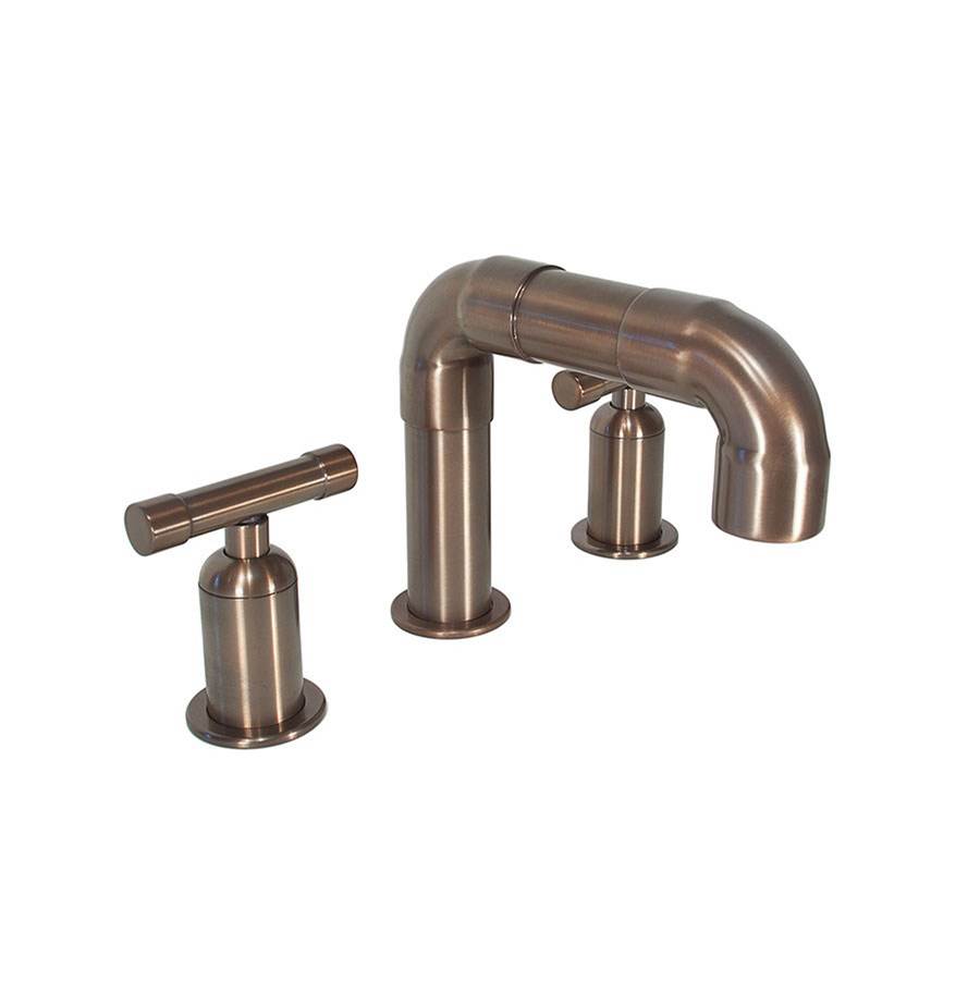 Sonoma Forge Wherever Short Deck Mount Tub Filler With Elbow Spout 6'' Center To Aerator 3-1/2'' Spout Height