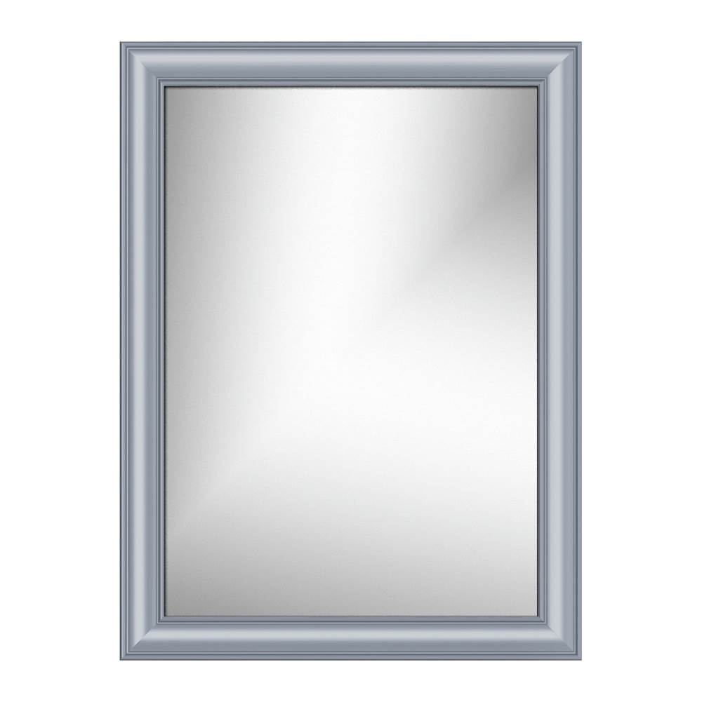Strasser Woodenworks 24 X .75 X 32 Framed Mirror Non-Bev Tiered Miter Sat Silver