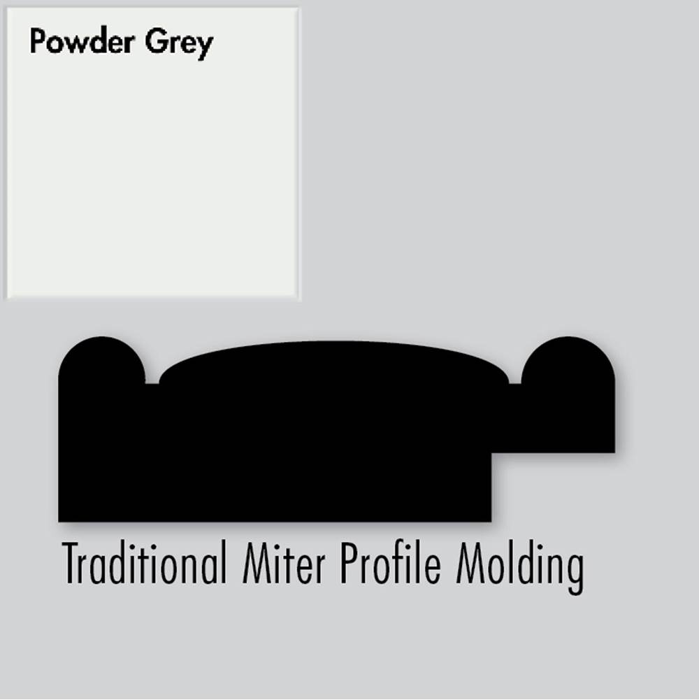 Strasser Woodenworks 2.25 X .75 X 72 Molding Miter Powder Grey