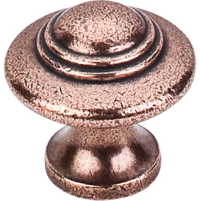 Top Knobs Ascot Knob 1 1/4 Inch Old English Copper