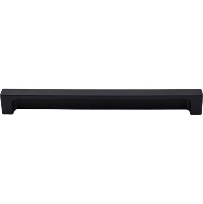 Top Knobs Modern Metro Tab Pull 8 Inch (c-c) Flat Black