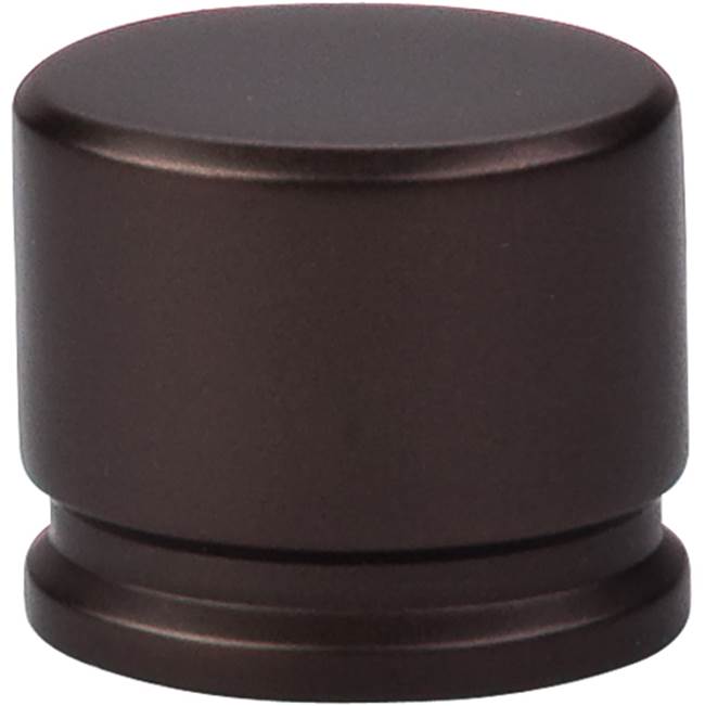 Top Knobs Oval Knob 1 3/8 Inch Oil Rubbed Bronze