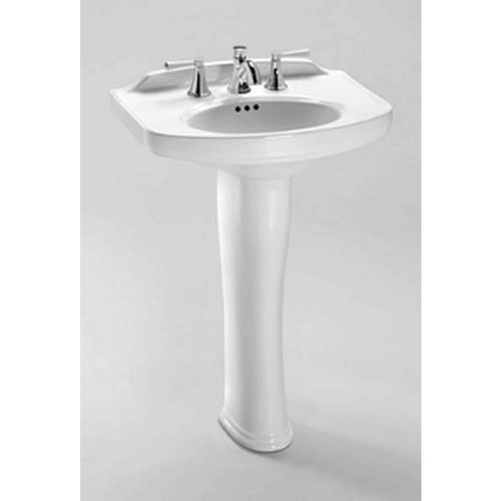 TOTO Dartmouth Pedestal Lavatory 4'' Hole Faucet Spacing