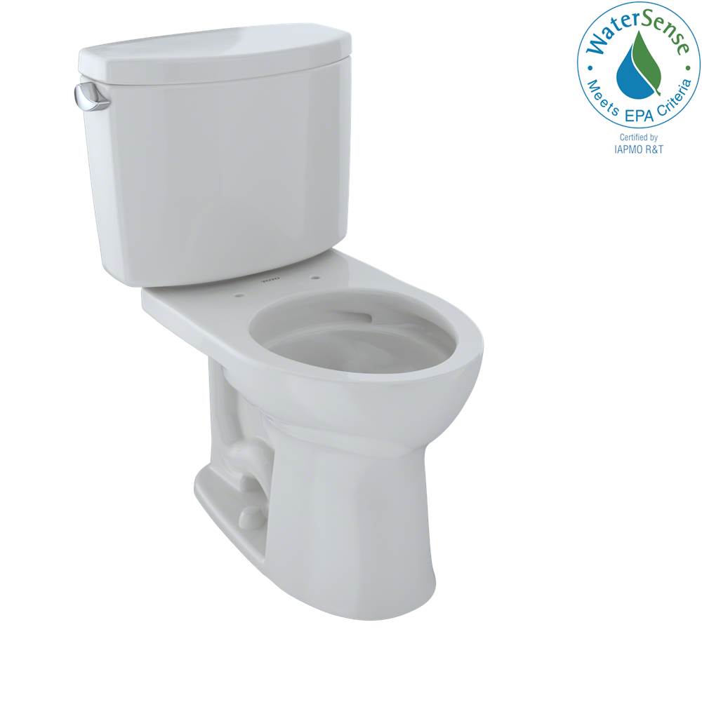 TOTO Toto® Drake® II Two-Piece Round 1.28 Gpf Universal Height Toilet With Cefiontect, Colonial White