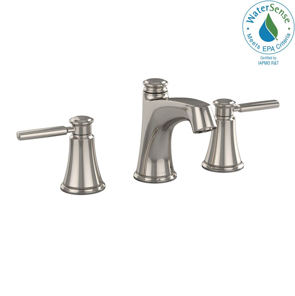 TOTO Toto® Keane™ Two Handle Widespread 1.2 Gpm Bathroom Sink Faucet, Brushed Nickel