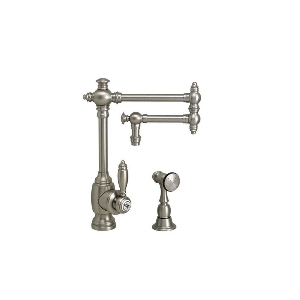 Waterstone Waterstone Towson Kitchen Faucet - 12'' Articulated Spout - 3pc. Suite