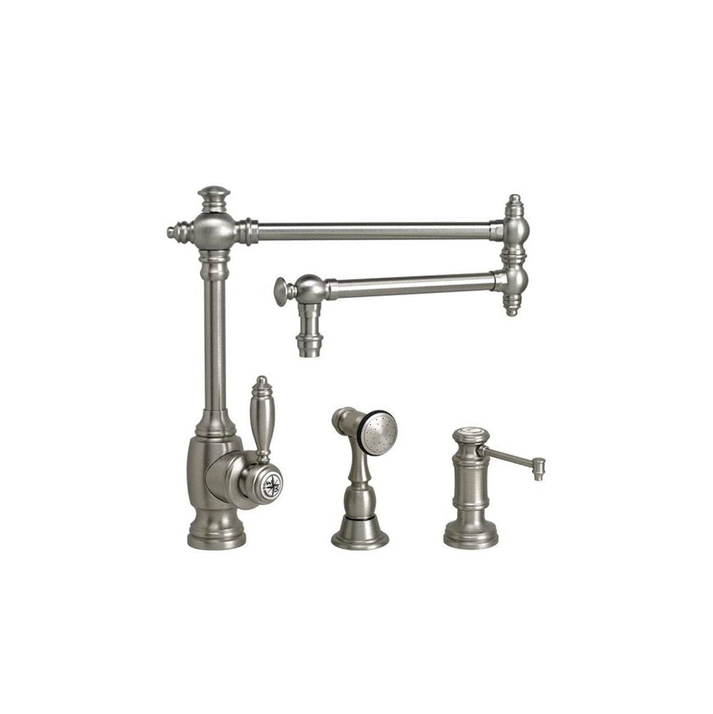 Waterstone Waterstone Towson Kitchen Faucet - 18'' Articulated Spout - 2pc. Suite