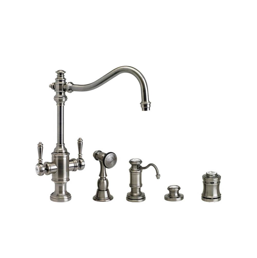 Waterstone Waterstone Annapolis Two Handle Kitchen Faucet - 4pc. Suite