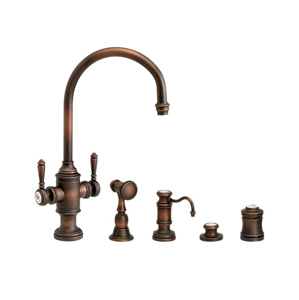 Waterstone Waterstone Hampton Two Handle Kitchen Faucet - 4pc. Suite