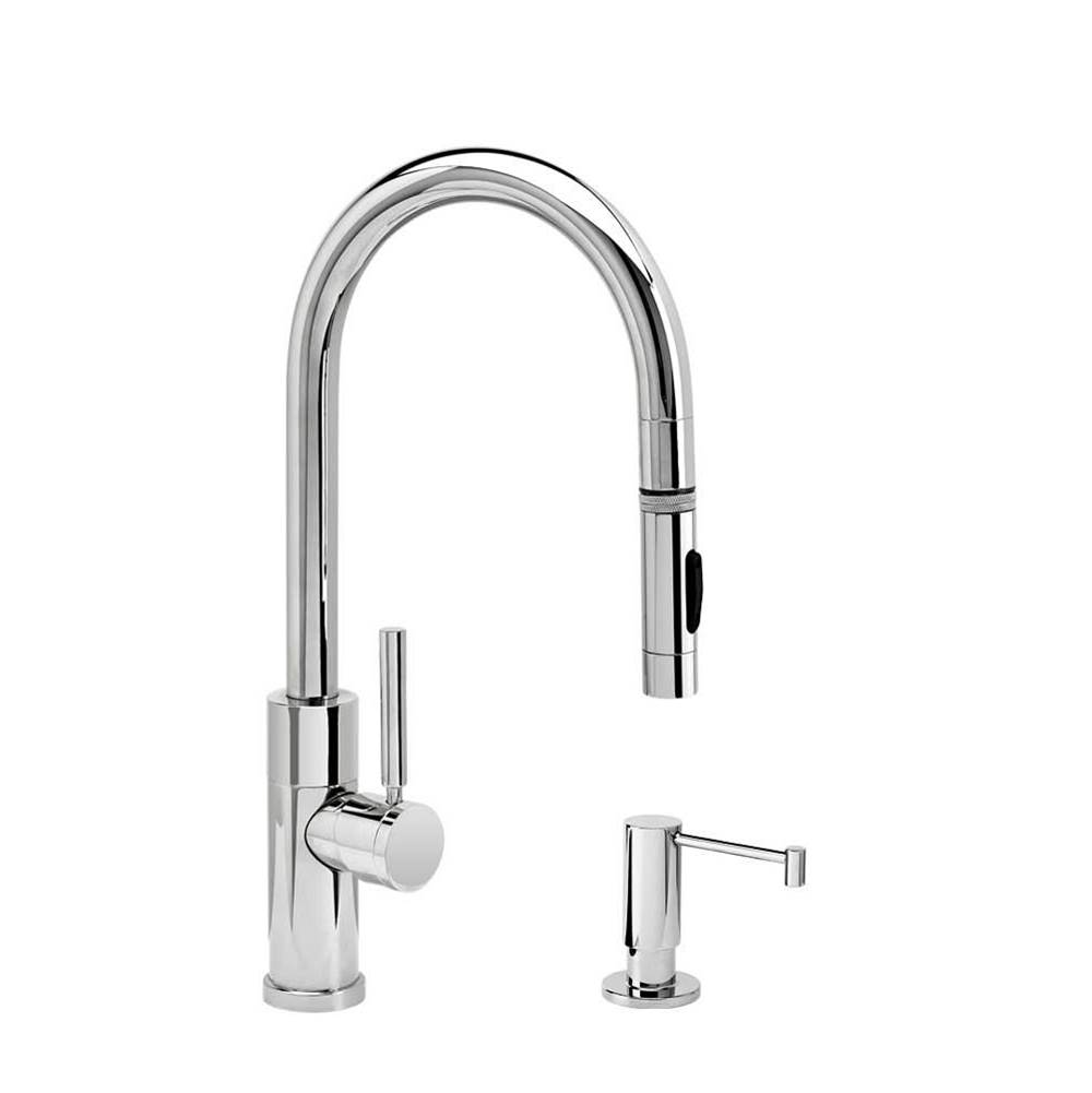 Waterstone Waterstone Modern Prep Size PLP Pulldown Faucet - Toggle Sprayer - 2pc. Suite