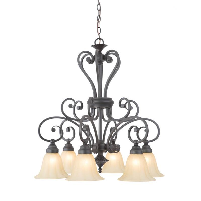 Yosemite Florence Collection Six Light Chandelier